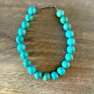 Amazing real turquoise stone necklace